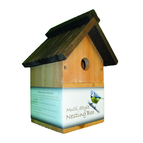 Wild Bird Multifunction Nesting Box, 18.5cm x 16.5cm x 26cm