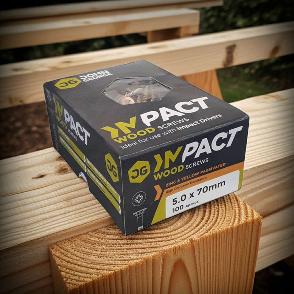 The Impact Wood Screws Boxes of 200 unless Stated