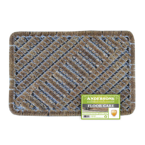 Mats - Boston Brush Coir Mat (Natural) - 39cm x 57cm