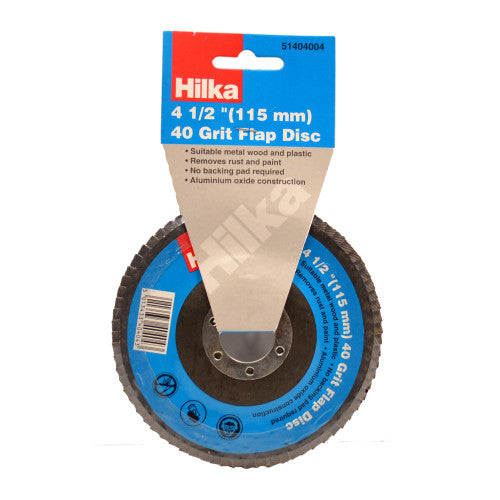 Hilka 115mm 40 Grit Flap Disc