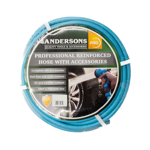 15m Professional Reinforced Hose with Accessories