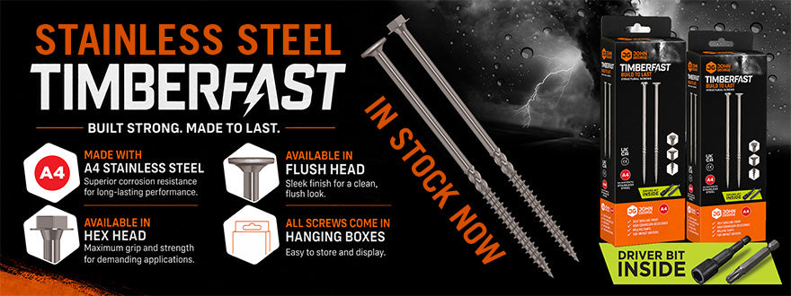 Black Timberfast Structural Screws
