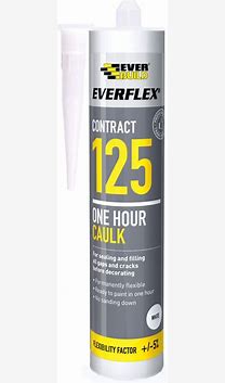 EVERBUILD 125 ONE HOUR CAULK WHITE C3 125WH